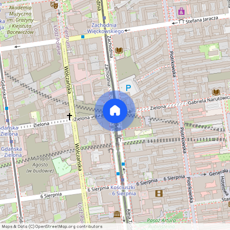 ul. Zachodnia, Centrum, Śródmieście, Łódź, łódzkie