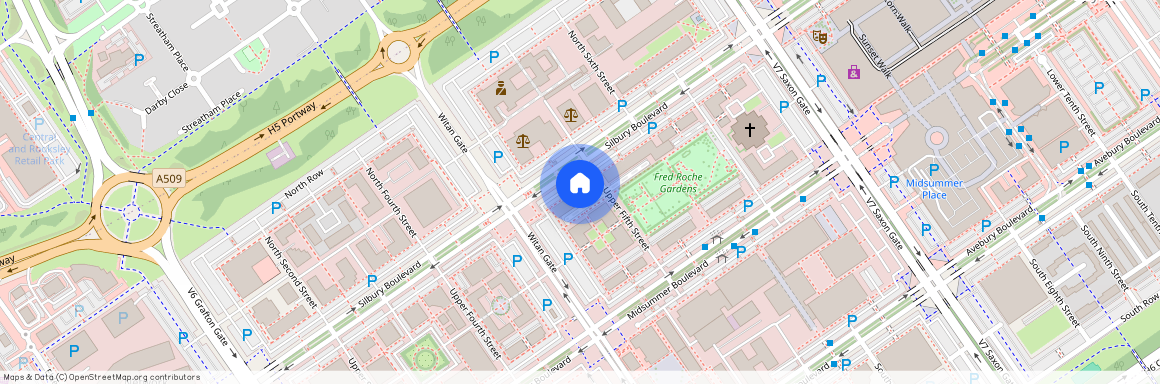 Flat 103, Buckingham Court, 400 Silbury Boulevard, Buckinghamshire, MK9 2AN, Milton Keynes
