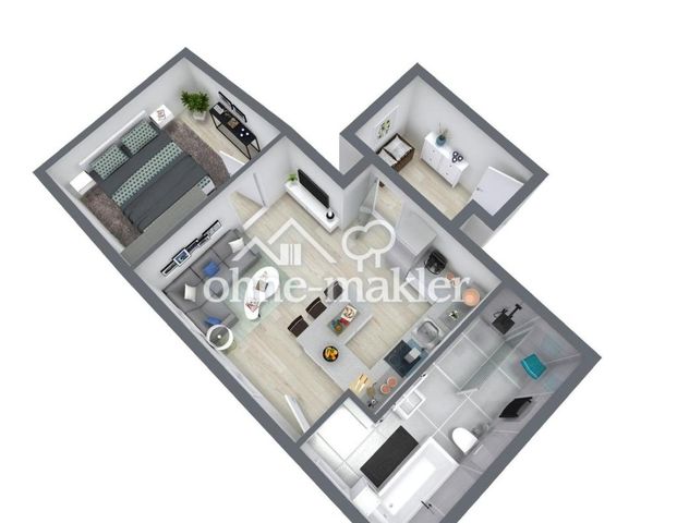 Moderne 2-Raum-Wohnung nach Komplettsanierung – mit Gartenmitnutzung in Rödlitz-Lichtenstein - Foto 1