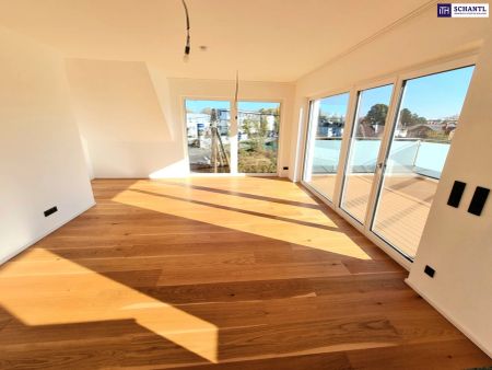 Lebensqualität pur im Dachgeschoss mit Terrasse und Garten! 4 Zimmer + Hochwertige Materialien + Viel Grün und Ruhe + Toller Blick! Ihr Rückzugsort mit WOW-Effekt! - Photo 2