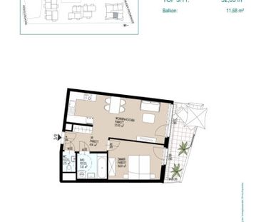 ***2-Zimmer-Neubauwohnung mit Loggia & Top-Anbindung*** - Photo 4