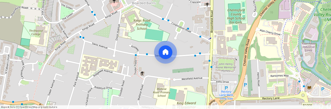 Swiss Avenue, Chelmsford, Essex, CM1 2AF