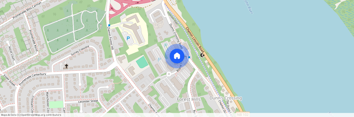 80-120 Dunns Crossing and 25 Boyne Court, Fredericton E3B 2A8