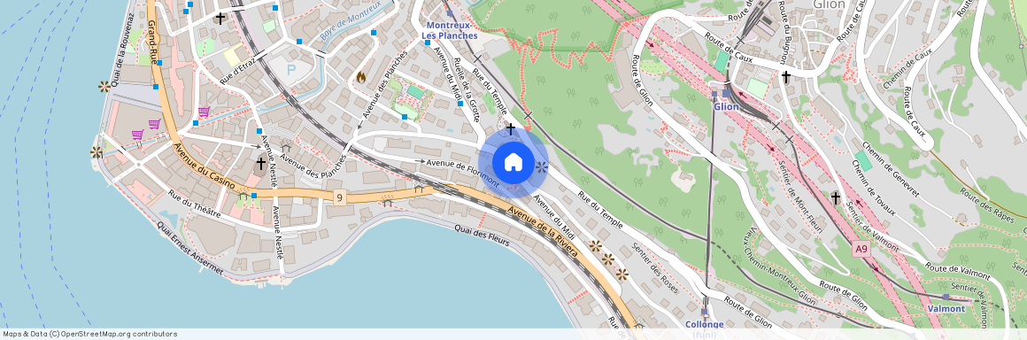 avenue du Midi, 1820 Montreux