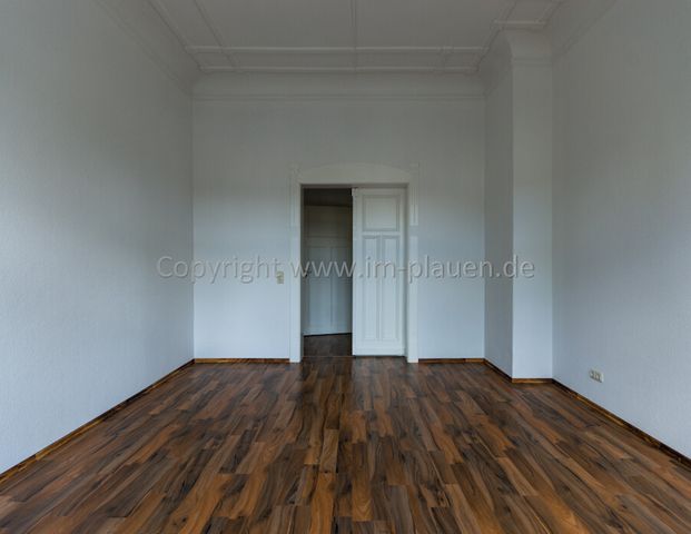 Exklusive 3-Zimmer-Altbauwohnung mit Terrasse & Kamin in Plauen-Seehaus - Foto 1