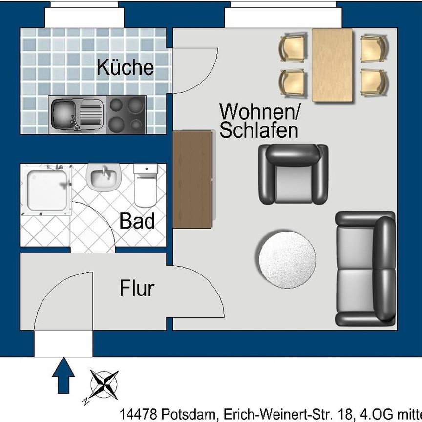 Erich-Weinert-Str. 18, 14478 Potsdam OT Waldstadt I und II - Foto 2