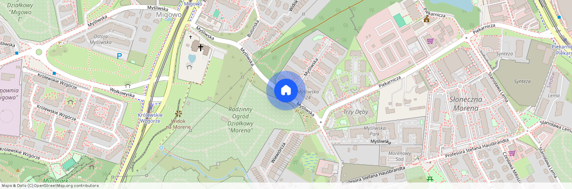 ul. Myśliwska, Piecki-Migowo, Gdańsk, pomorskie