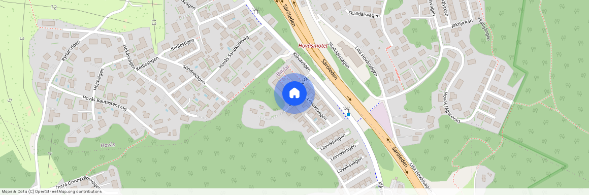 Klåva gårdsväg, Hovås