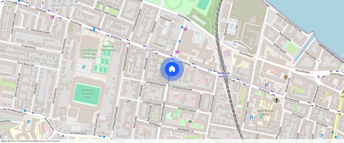 Dannebrogsgade **, 1. th., Aalborg