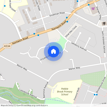 Salisbury Close, Crewe, CW2