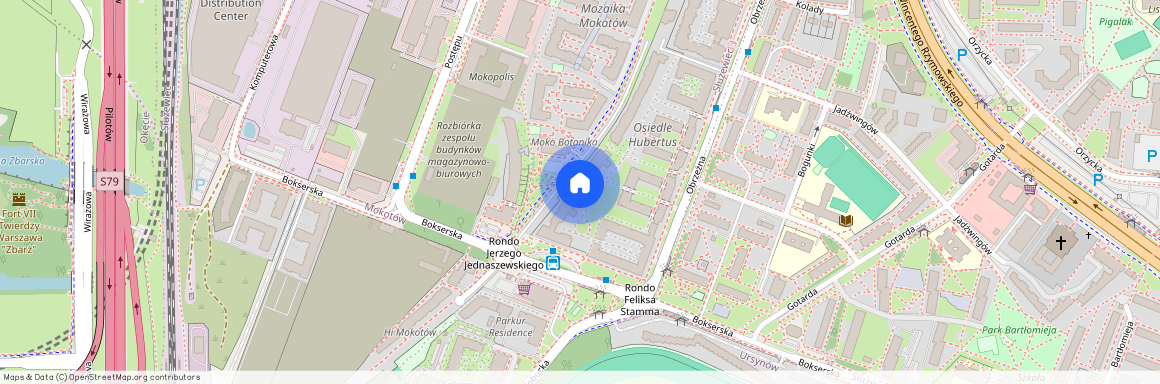 ul. Obrzeżna 1a, Służewiec, Mokotów, Warszawa, mazowieckie