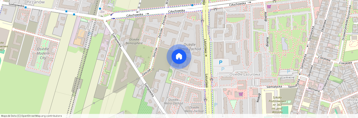 ul. Lazurowa, Chrzanów, Bemowo, Warszawa, mazowieckie