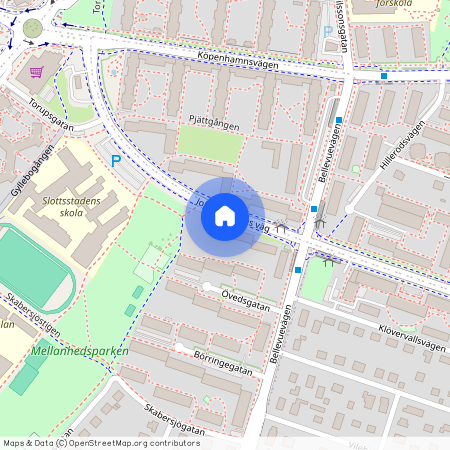 John Ericssons väg 88A, Mellanheden