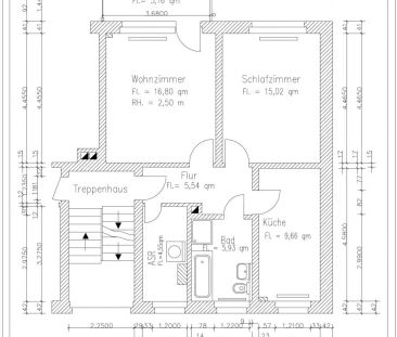 Schöne 2 Raum-Wohnung mit Dusche und Wanne - Photo 3