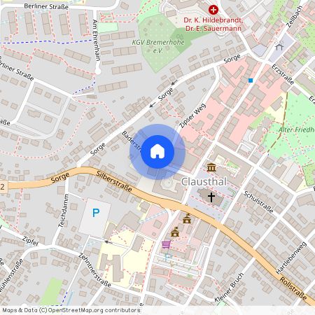 Baderstr. 6, 38678 Niedersachsen - Clausthal-Zellerfeld