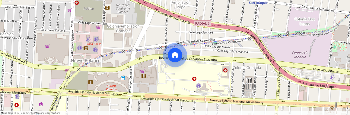 Se departamento Av. Cervantes Saavedra, Colonia Granada, C.P. 11520, Df / Cdmx