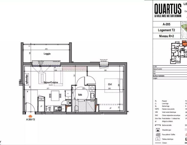 location Appartement T2 DE 44.67m² À LES SABLES D OLONNE - Photo 1