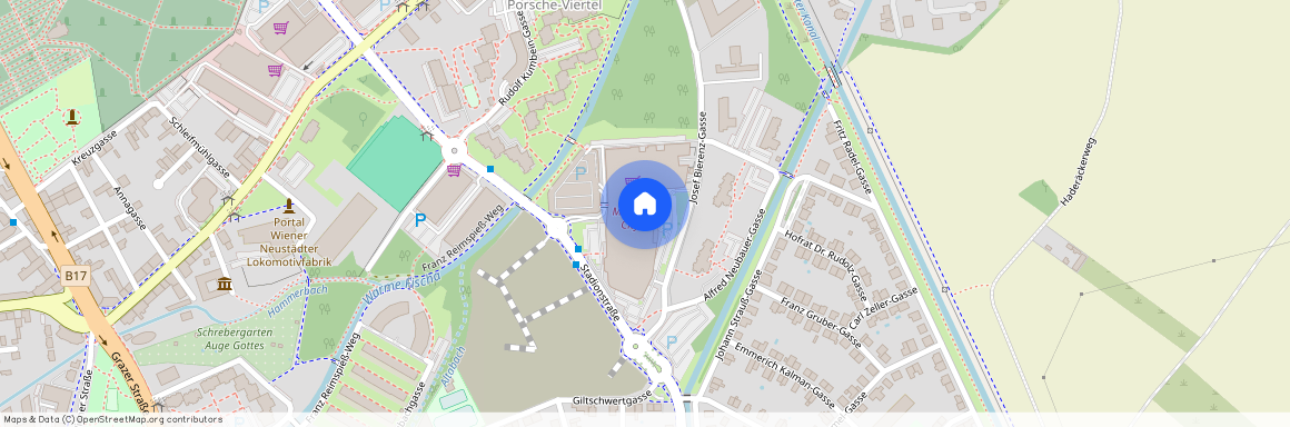 2700 Wiener Neustadt, Stadionstraße 1D+Greta Zimmer Friedmann-Gasse 8, 10, 12