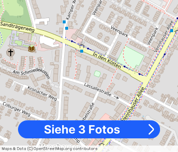 3-Zimmer-Wohnung mit Balkon in Düsseldorf-Vennhausen mieten - Foto 1