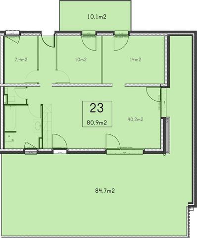 Apartment 4.5 rooms - Photo 3