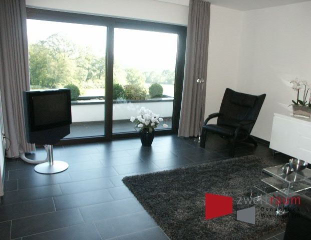 Lüstringen, komplett möblierte, elegante und lichtdurchflutete Wohnung mit großem Balkon. - Foto 1