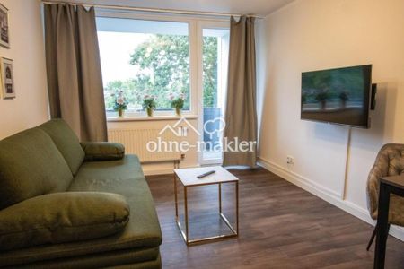 Voll möbliertes 2 1/2 Zimmer Apartment mit Balkon und High-Speed-Internet - Foto 4