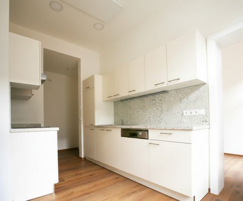 Zentral gelegene 2-Zimmerwohnung + extra Küche mit Platz für einen Esstisch, Gartenmitbenützung - Foto 1