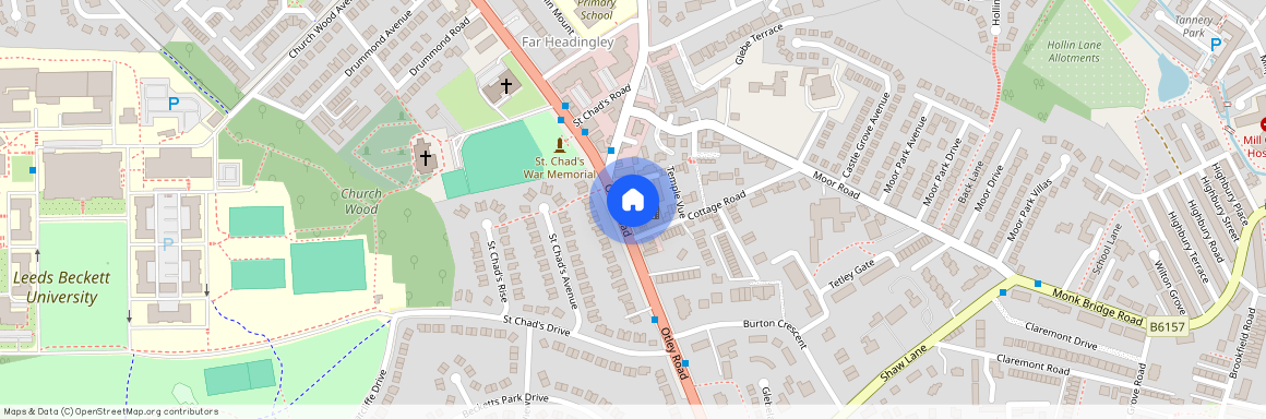 Otley road, Headingley, LS6 4BA