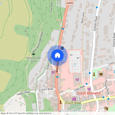 Worcester Road, Malvern, Worcestershire, WR14 4RB