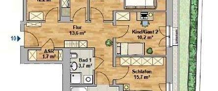 Traum-Familienwohnung an der Elbe im Erstbezug! Eigener Garten, große Terrasse, EBK! - Photo 1