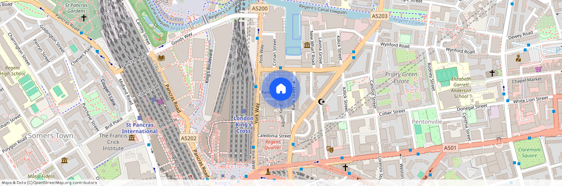 Railway Street, King's Cross, London, N1