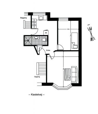 Lys lejlighed med to værelser i Aalborg Vestby - Foto 4