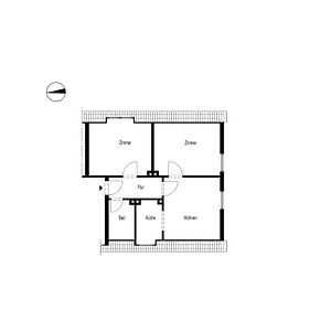 DREI-ZIMMER-DACHGESCHOSSWOHNUNG 49 QM IN LÜDENSCHEID-BRÜNINGHAUSEN - Foto 3