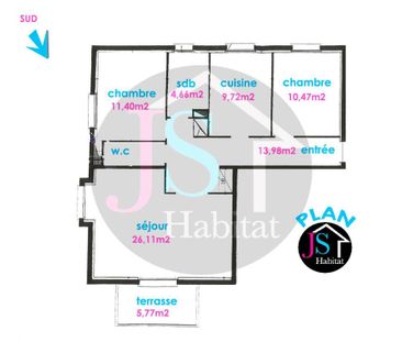 Location Appartement 3 pièces 80m² OBERNAI 67210 - Photo 4