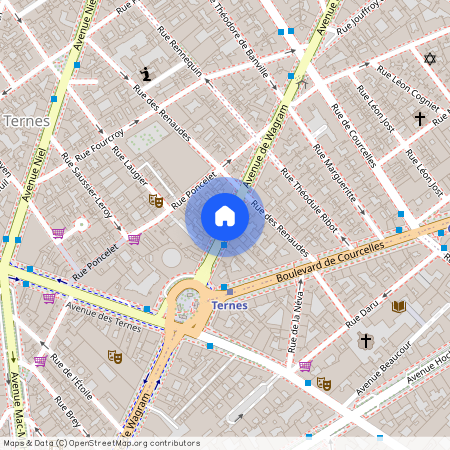 Rue Brey et Avenue de Wagram 75017 Paris (17e arrondissement)