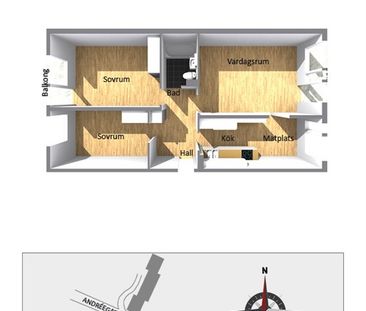 Andréegatan 3 B - Foto 2