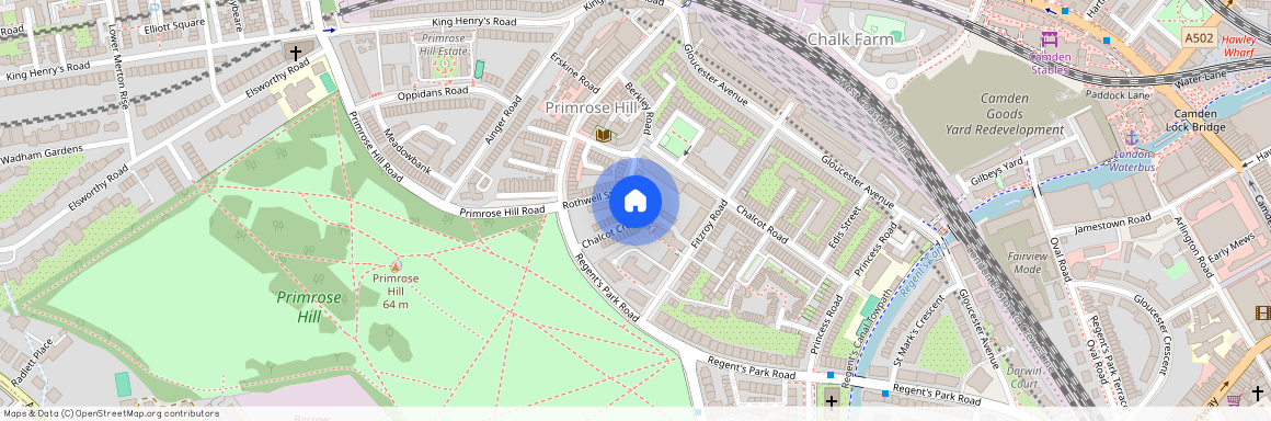 Chalcot Crescent, Primrose Hill NW1