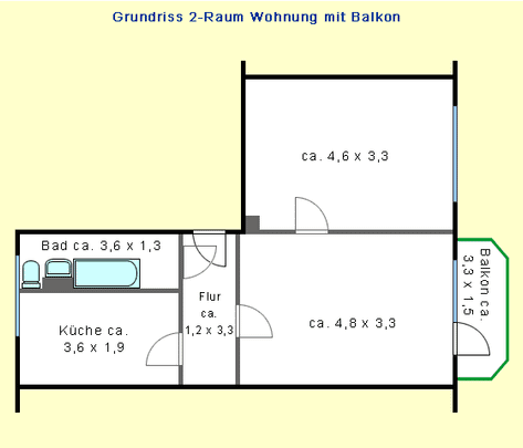 Einzug ab 01.02.2025 möglich. Ruhige Wohnlage und nur 15 Minuten bis zum Baggersee! - Photo 1