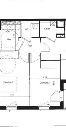 Location Appartement 3 pièces 64m² CASTANET TOLOSAN 31320 - Photo 2