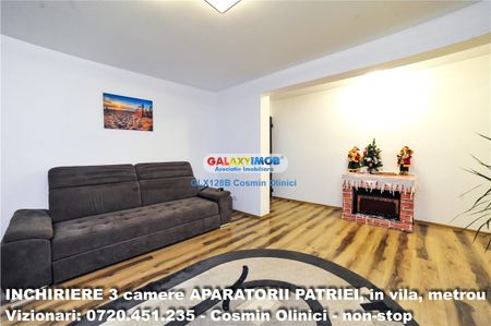 INCHIRIERE 3 camere BERCENI - Aparatorii Patriei, metrou, in vila - Fotografie 3