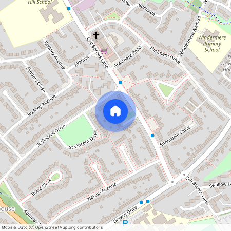 Cell Barnes Close, St. Albans, Hertfordshire, AL1