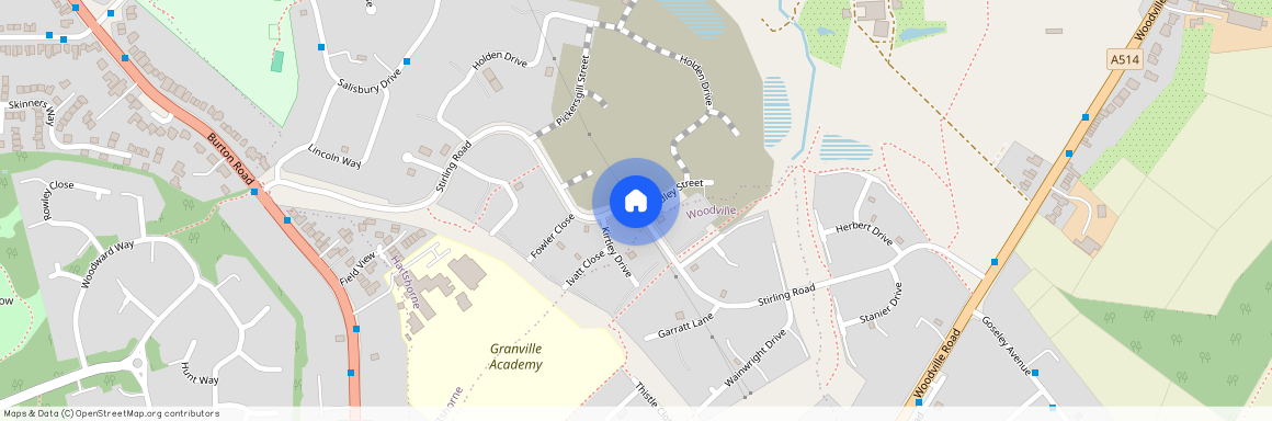 Stirling Road, Woodville, DE11