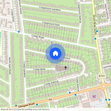 Craigs Crescent, Edinburgh, Midlothian, EH12