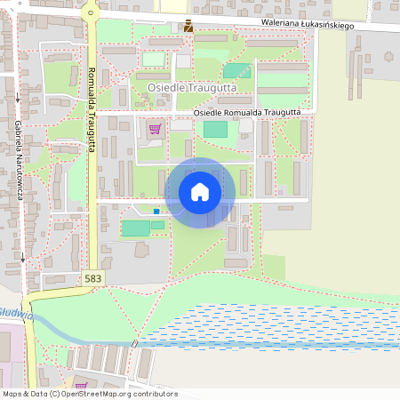 ul. Łąkowa, Żychlin, Żychlin, kutnowski, łódzkie