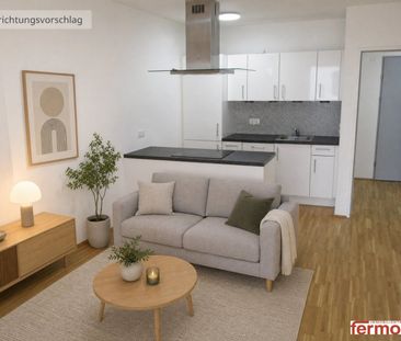 Schönes Wohnen in einer zwei Zimmer Wohnung mit ruhigem Balkon im Hof - Foto 2