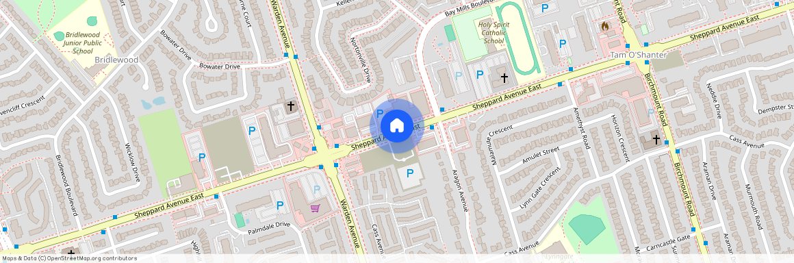 Sheppard Avenue east, Ontario, Scarborough