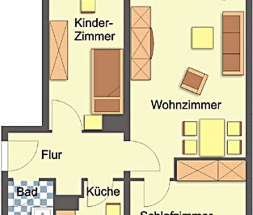 Wohnung, 3 Zimmer (59,95 m²) - Foto 1