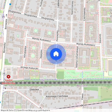 ul. Pirenejska, Gaj, Krzyki, Wrocław, dolnośląskie