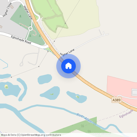 Clapper between Egloshayle and Sladesbridge, near Wadebridge