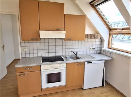DACHGESCHOSS, AUGARTEN-NÄHE, 87 m² Maisonette mit 10 m2 Terrasse, Wohnküche, 2 Zimmer, Galerie, 2 Bäder, Rembrandtstraße - Foto 4